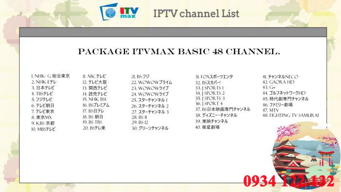 gói kênh truyền hình nhật bản tại tại Thái Nguyên